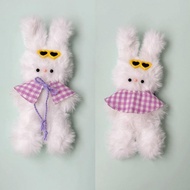 AOPHEKM Doll Clothes, 10~15cm Cotton Stuffed Doll Checkered Cloak, Kawaii|Outfit Checkered 15cm Cott