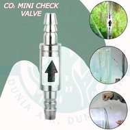 CO2 Stainless Steel Check Valve for Aquarium CO2 System