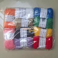 10 Colorful Small Wool Yarn Set