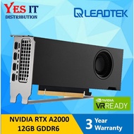 LEADTEK Nvidia Quadro RTX A2000 12GDD6 with ECC 192BIT Series Professional Workstation Graphic Gard