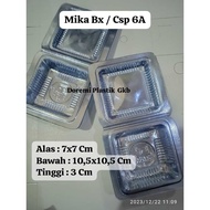 Mika CSP BX 6A AG Thick Mica/ for Mini Donuts Terang Bulan Mud Cake Size 10.5 x 7 x 3