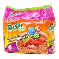 RUSKI Instant Noodles Tom Yam Kaw (10packs X 80g)