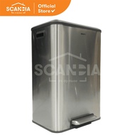 PREMIUM SCANDIA Pedal Bin Stacia 40L Softclose 41x33x62CM Steel