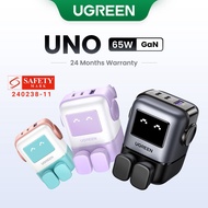 UGREEN Uno 65W GaN Charger 3Ports 2C1A- 65W Fast Charger