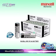 MAXELL GENUINE AA R6P 4P SUPER HEAVY DUTY BATTERY (4PCS / 20PCS / 40PCS)
