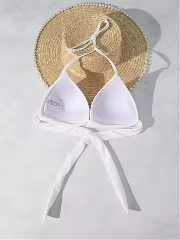 XS - XL 2026 New Push Up Bra Cup Halter Bikini Top Women SwimwearFemale Swimsuit Bather Bathing Suit