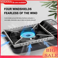 Camp Stove Windshield Detachable Gas Stove Wind Protector Portable for BBQ Stove