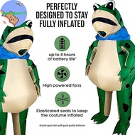 Homestore Funny Frog Costume Party Costume Cartoon Character Cosplay Costume Inflatable Costume Frog