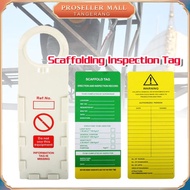 Scaffolding Inspection Tag - 1 Tag 1 Holder