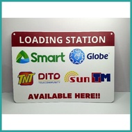 ∛ ↘ ❋ Loading Station Signage | Banners Sintra Board