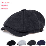 Two Sizes Fashion Men's Cotton Berets Hat British Western Style Newsboy Caps Flat Ivy Driving Hats G