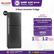 Sharp 461L 2-Door Top Freezer Refrigerator SJ5022MDS - J-Tech Inverter Plasmacluster Ion Mega Freeze