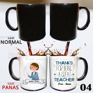 Kado Guru Mug Bunglon - bisa cetak nama - terima kasih Guru / Hadiah Guru