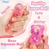 PANSIE Bear Squishy Fidget Toys, Gummy Bear Funny Sugar Stress Ball Sensory Toys, Hot Soft Cute Squi