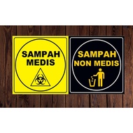 Latest medical and non-medical waste stickers