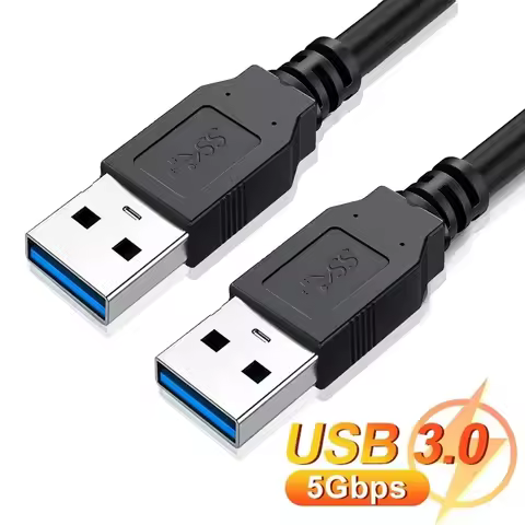 USB 3.0 to USB 3.0 Extension Cable USB A Male to Male USB3.0 2.0 Extender Cord Fast Data Transmissio