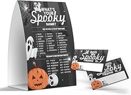 What's Your Spooky Name Game, Halloween Party Games for School Classroom Children Activities, 1 Sign