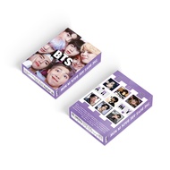 50-124pcs BT-S Laser Hologram Lomo Cards 11th Anniversary 2024 FESTA MONOCHROME POP UP V Jung Kook S