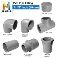 M MALL 1-1/2 inch (40mm) PVC Grey Pipe Fitting Socket -1pcs / (18TPI /24TPI) 12inch Hacksaw Blades/M