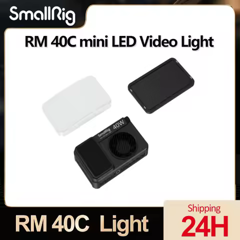 SmallRig RM 40C 40W Portable Mini Pocket Fill Light RGB Full-color Led Light with LCD Screen Photogr