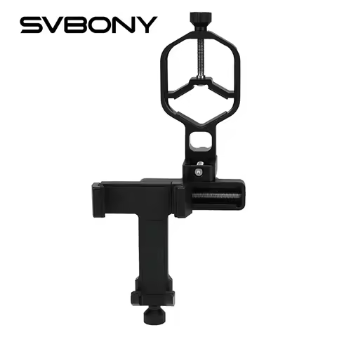 SVBONY SV214 Pro 3-Axis Universal Smartphone Adapter 28mm-48mm/44mm-64mm Clamp Range for Telescope o