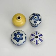 早期收藏 法式陶瓷瓶 聚寶瓶 花瓶擺件 ~~ 底部有落款 早年法國製造 ~~ T
