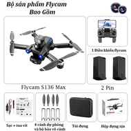 Flycam s136 pro max có đinh vị GPS Camera kép 8k Cảm biến chống va chạm Plycam pin 2000mAh
