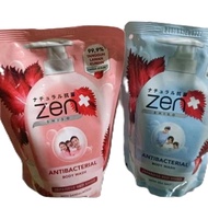 2 pcs sabun cair zen kemasan Refill 400 ml pink biru