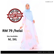 JUBAH JEA TANPA GOSOK BY SABELLA [READY STOCK]
