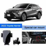 For 2022 Toyota Harrier Phone Holder Automatic car phone holder wireless charger is suitable car pho