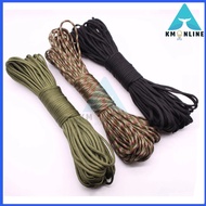 100meter 4MM Outdoor Cores Paracord for Survival Parachute Cord Lanyard Camping Climbing Camping Rop