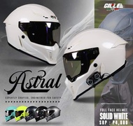 Gille Astral fullface dualvisor helmet with FREEBIES
