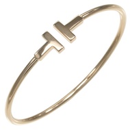 【日本直送】蒂芙尼 手鍊 T Wire 內圍約 15.5cm 18K 玫瑰金 約 7.78g TIFFANY&Co.【二手】A 級