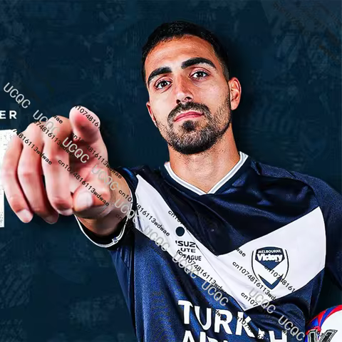 Australia 25/26 New Super Football Jersey Melbourne Victory 3D Printed Quick-dry Soccer T-Shirts Men