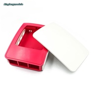 Compatible with Raspberry Pi 4B Raspberry Pi 4th generation B-shaped case Raspberry Pi white and red