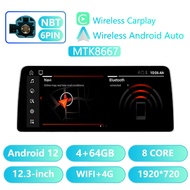 [Op105] แอนดรอยด์12วิทยุติดรถยนต์12.3นิ้วสำหรับ BMW F30 F20 F31 F22 F21 F32 F33 F36มัลติมีเดียจอ NBT