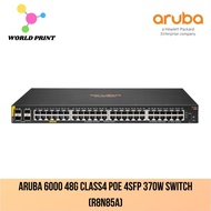 Aruba 6000 48G Class4 PoE 4SFP 370W Switch 48x ports 10/100/1000BASE-T ports 4x 1G SFP ports (R8N85A