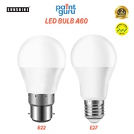 【2 Year Warranty】SUNSHINE A60 LED Light Bulb E27/B22 7W 9W 12W Energy Saving Lamp Daylight Warm Whit