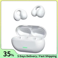 Bluetooth Headphone Bluetooth Wireless Bone Conduction Headphone Super Long Battery Life White