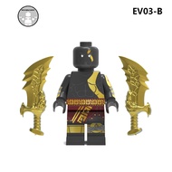 สุดท้ายของเราในฤดูกาลเทพแห่งสงคราม Kratos Cyberpunk:Edgerunners บล็อกตัวต่อของเล่นตัวเลข