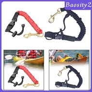 [Baosity2] Tether Leash Rafting Kayak Accessories Coiled Fishing Red