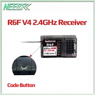 RadioLink 1PCS R6F V4 6 Channels Receiver 3-15V For RC Remote Control Car Boat Model RC8X/RC6GS/RC4G