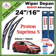 Proton Preve Suprima S 24" Inch + 16" Inch BA2416 Genuine Bosch Advantage Front Wiper Blade Set 2416