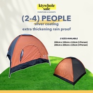 KTY khemah camping murah khemah camping waterproof khemah camping 4 orang camping tent 4 person Wate