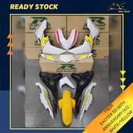 [READY STOCK] COVERSET/BODYSET YAMAHA Y16/Y16ZR EXCITER 155 60TH ANNIVERSARY (43) WHITE/YELLOW (STICKER TANAM)