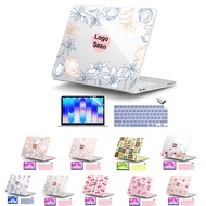 Minimalist Line Art Lily Tulip Clear for MacBook case Neo 13inch A3404 A18 Pro Chip
