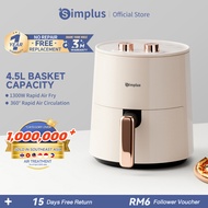 Simplus 13 in 1 Air Fryer | 4.5L Large Capacity | 1300W Power | 360° Rapid Air Circulation | Less Fa
