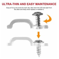 LED Light Strip Mounting Bracket Clips For 10mm Wide IP65 Waterproof 5050 3528 2835 5630 LED Strip L