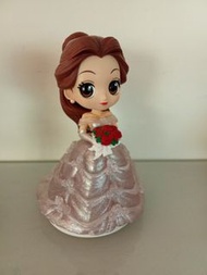 Qposket Disney Princess Belle Dreamy Glitter Line Display Figure 迪士尼貝兒公主 婚紗閃爍版 擺設公仔