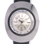 Pre-owned Rado RADO DIATAR watch, cal. 1677, stainless steel and leather, manual winding, silver dia